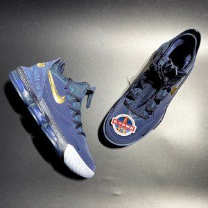 Nike LeBron 16 Low Agimat Navy CJ9919-400 Men's size 10